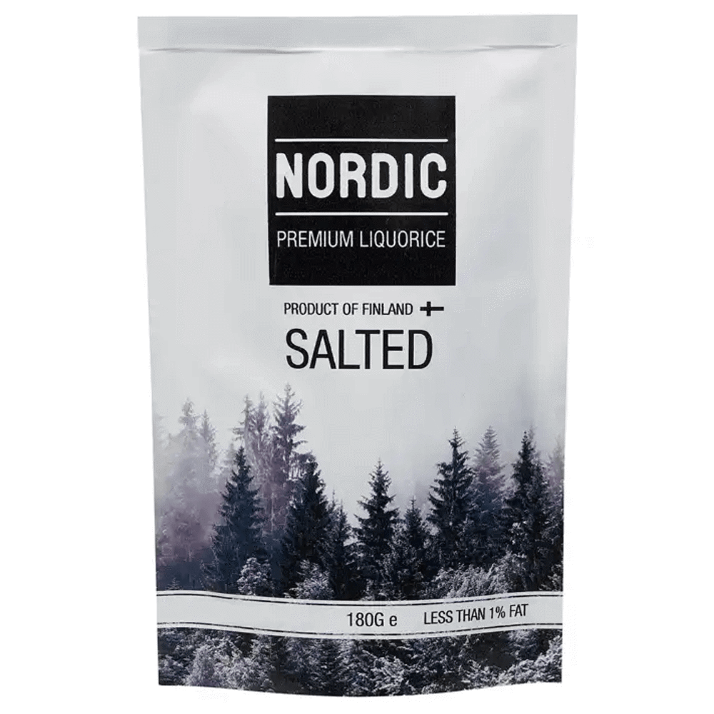 Nordic Premium Salted Liquorice 180g